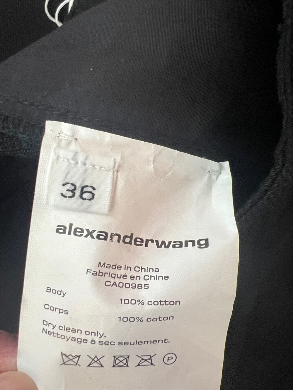 Alexander Wang Skate Fit Denim Chino Wide Leg Oversized Pants Sz 36 NWT w/COA - Picture 11 of 13